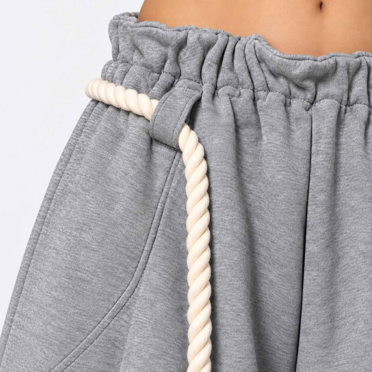 Oversized Rope String Sweatpants